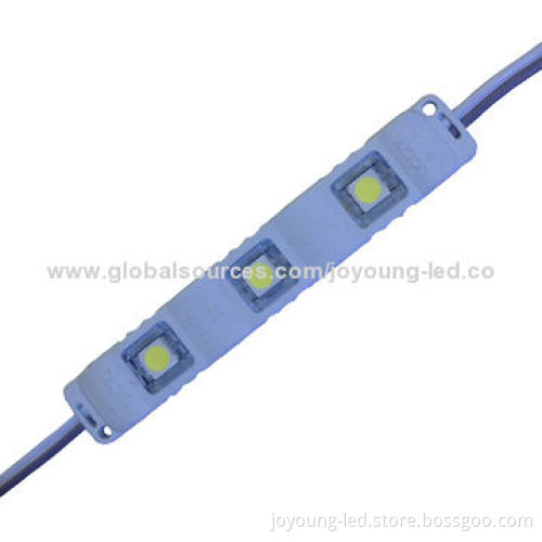3-piece Water-resistant 5050 SMD LED Injection Molding with PC Cover and 0.75W Power